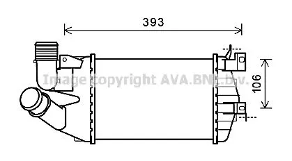 AVA QUALITY COOLING OL 4584 Інтеркулер