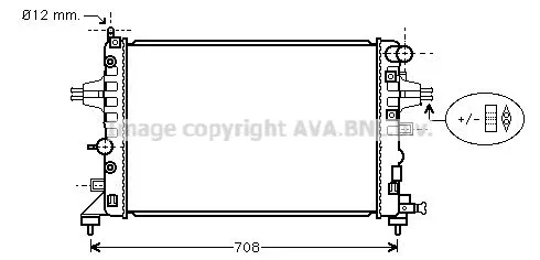 AVA QUALITY COOLING OLA 2362 Радіатор охолодження двигуна