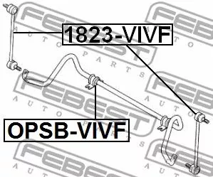 Febest OPSB-VIVF Втулка стабилизатора