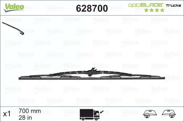VALEO 628700 Щетки стеклоочистителя
