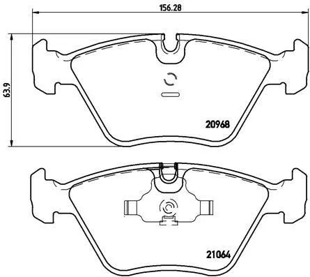 Brembo P06 012 Тормозные колодки