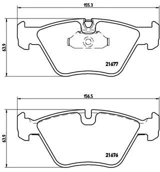 Brembo P06 022 Гальмівні колодки