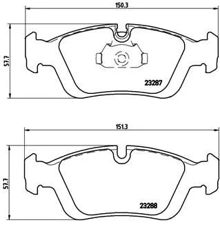 Brembo P06 024 Гальмівні колодки