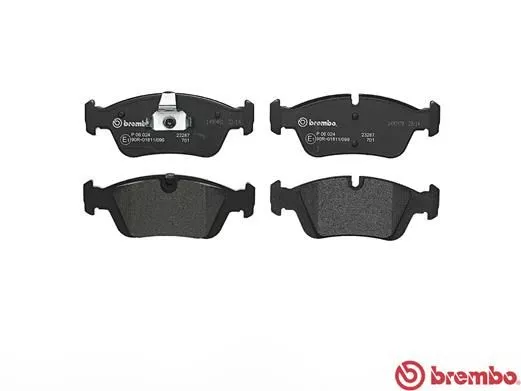 Brembo P06 024 Гальмівні колодки