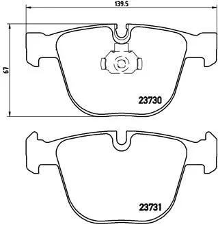 Brembo P06 026 Тормозные колодки