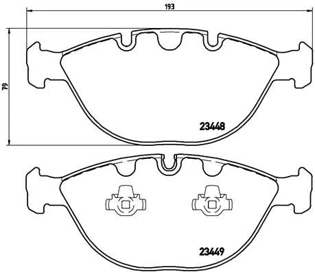 Brembo P06 028 Гальмівні колодки