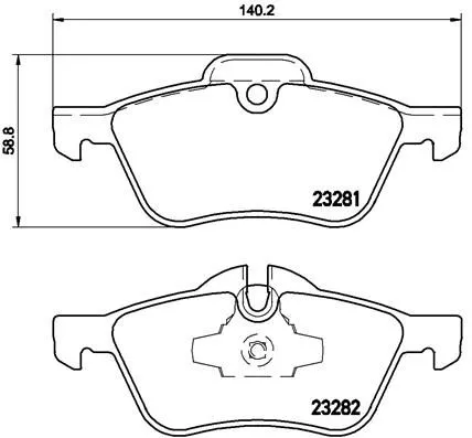 Brembo P06 030 Гальмівні колодки