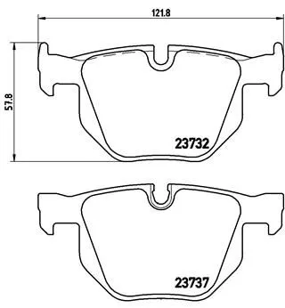 Brembo P06 033 Тормозные колодки