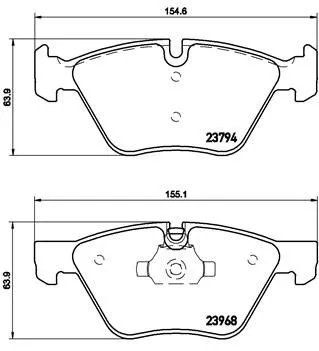 Brembo P06036 Гальмівні колодки