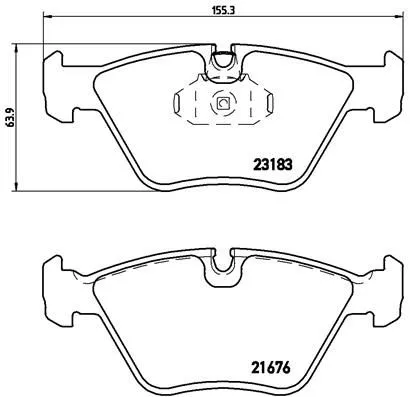 Brembo P06 043 Тормозные колодки