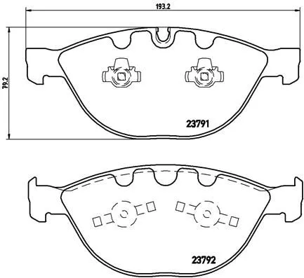 Brembo P06 047 Тормозные колодки