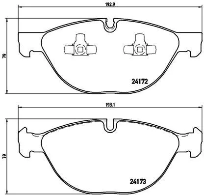 Brembo P06 058 Гальмівні колодки