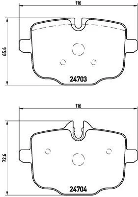 Brembo P06061 Гальмівні колодки