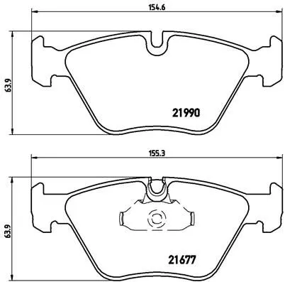 Brembo P06 065 Тормозные колодки