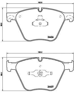 Brembo P06073 Гальмівні колодки