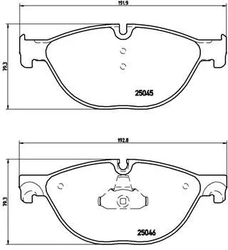 Brembo P06 076 Гальмівні колодки