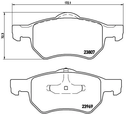 Brembo P11 013 Тормозные колодки