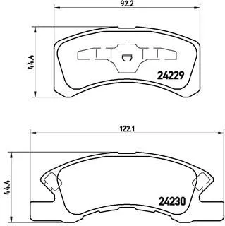 Brembo P16 011 Тормозные колодки