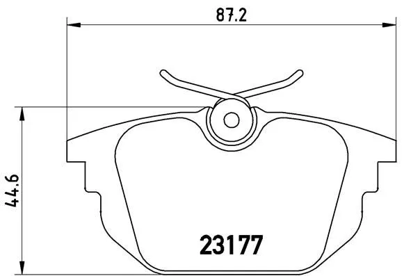 Brembo P23 026 Тормозные колодки