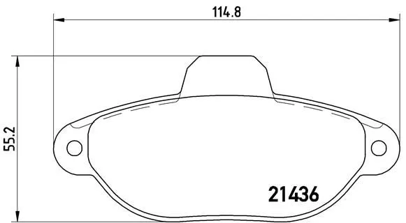 Brembo P23 096 Тормозные колодки