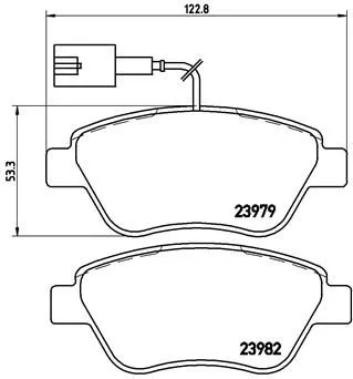 Brembo P23 108 Тормозные колодки