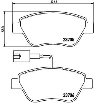 Brembo P23 141 Тормозные колодки