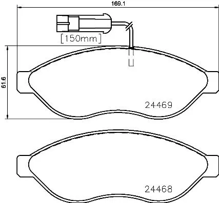 Brembo P23 143 Тормозные колодки