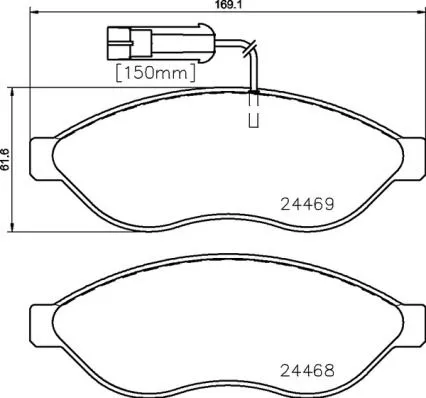 Brembo P23 144 Тормозные колодки