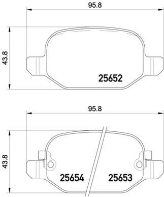 Brembo P23 150 Тормозные колодки