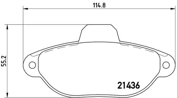 Brembo P23 160 Гальмівні колодки