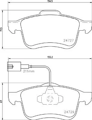 Brembo P23 163 Тормозные колодки