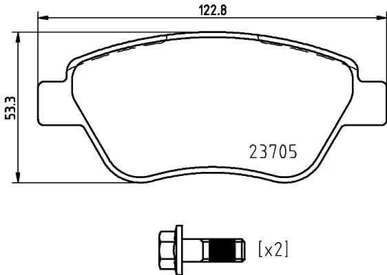 Brembo P 23 169 Тормозные колодки