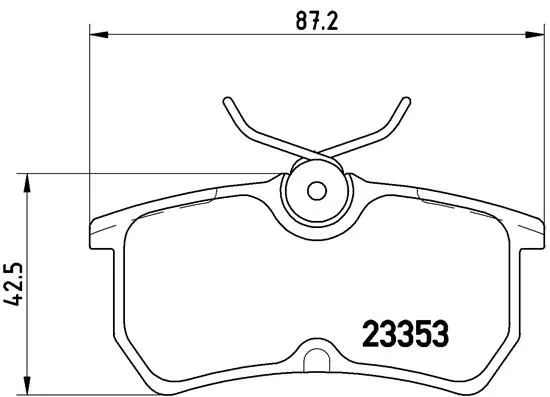 Brembo P24 047 Тормозные колодки