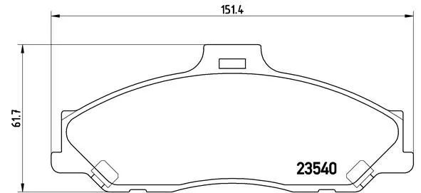 Brembo P24 051 Тормозные колодки