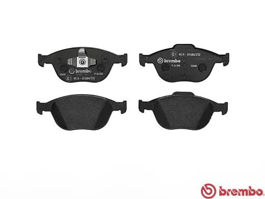 Brembo P24 058 Гальмівні колодки