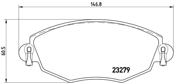 Brembo P24 060 Тормозные колодки