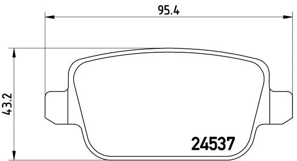 Brembo P24 075 Гальмівні колодки