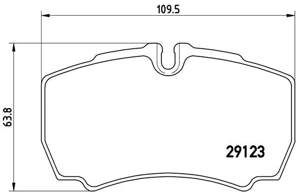 Brembo P24 084 Гальмівні колодки