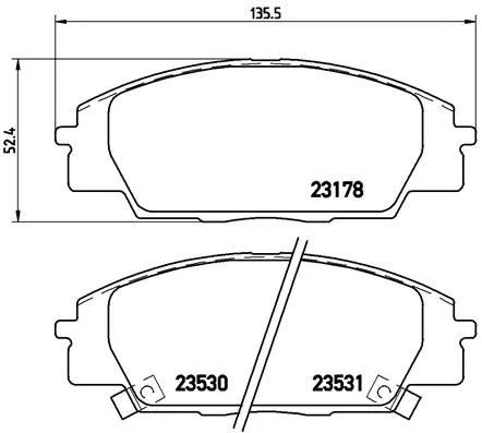 Brembo P28 032 Тормозные колодки