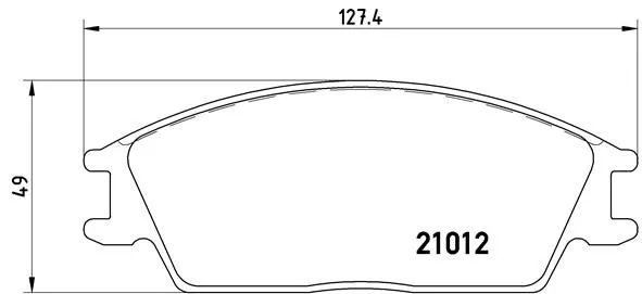 Brembo P30 001 Гальмівні колодки