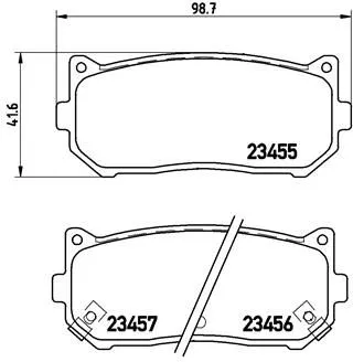 Brembo P30008 Тормозные колодки