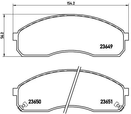 Brembo P30 012 Тормозные колодки