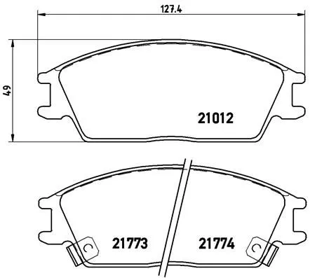 Brembo P30024 Гальмівні колодки