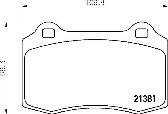 Brembo P36 020 Тормозные колодки