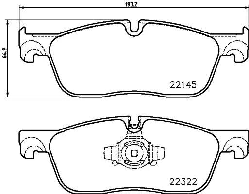 Brembo P36035 Тормозные колодки