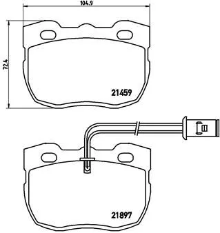 Brembo P44 004 Тормозные колодки