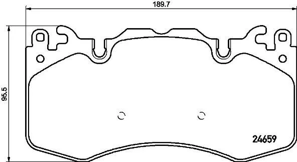 Brembo P44 023 Тормозные колодки