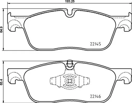 Brembo P44026 Тормозные колодки