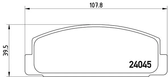 Brembo P49 036 Тормозные колодки