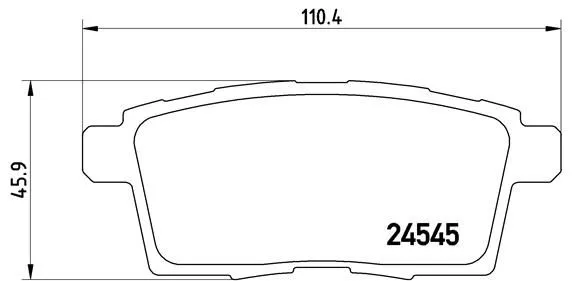 Brembo P49 041 Тормозные колодки